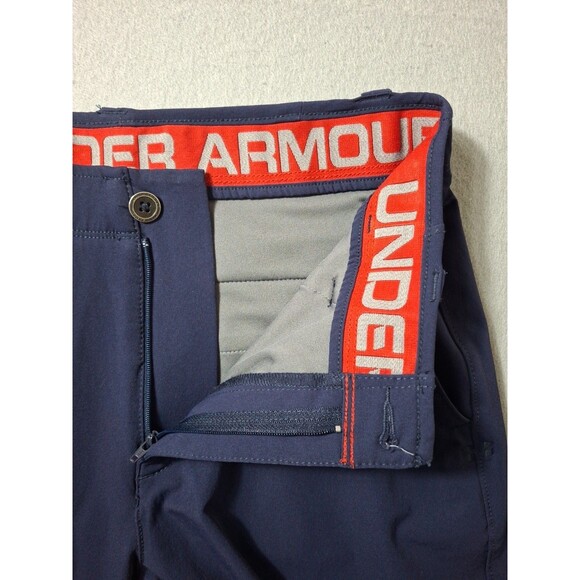 Under Armour Golf Pants Mens 30x32 Blue Lightweight Polyester Stretch Athleisure - Picture 6 of 9